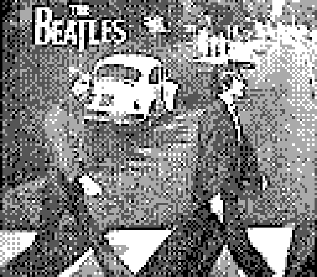 The Beatles Cover - Shot on a GameBoy Camera